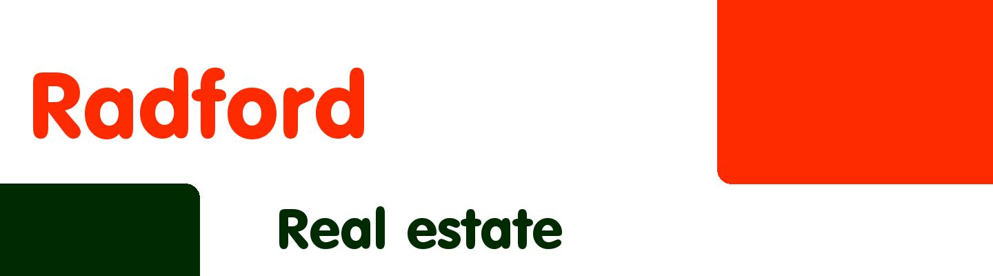 Best real estate in Radford - Rating & Reviews